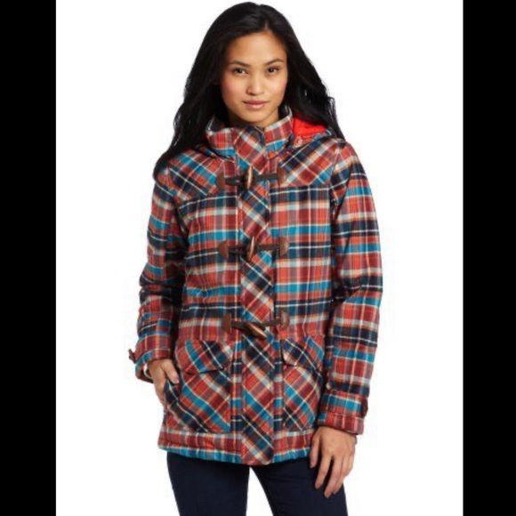 Merrell Jackets & Blazers - Merrell Aubrey Plaid Jacket Toggle
